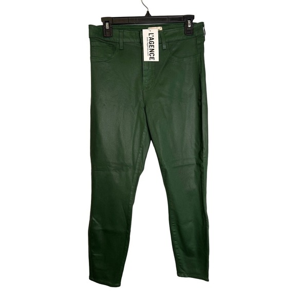 NWT L'AGENCE Margot Jean Moss Coated 31 - Picture 1 of 7